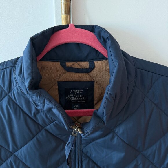 J. Crew Walker Navy Quilted Vest XXL - Picture 2 of 6